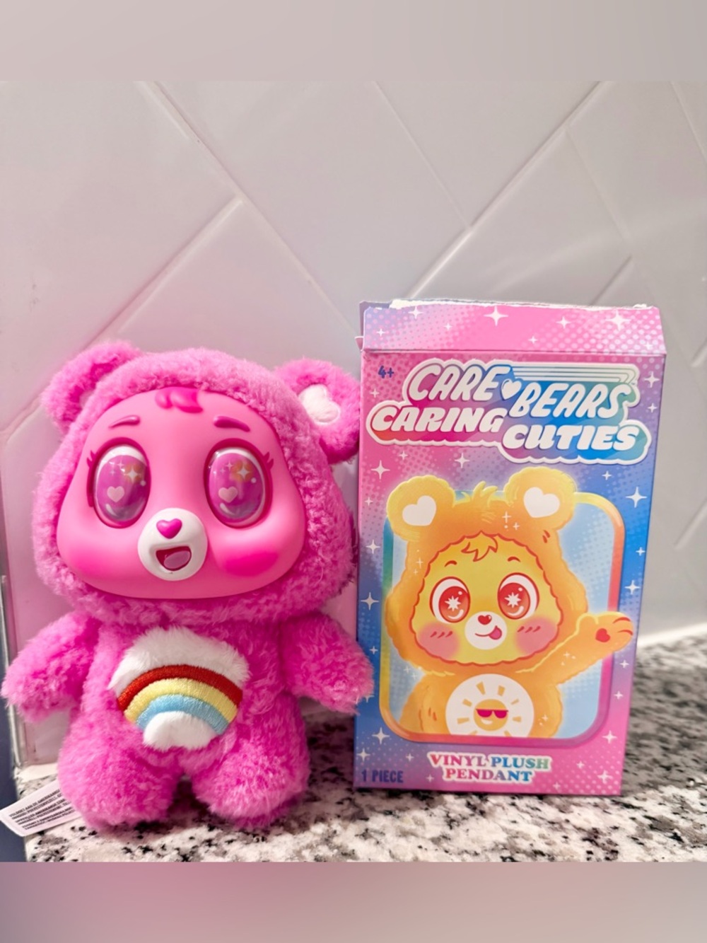 Care Bears Caring Cuties Series Blind Box-Pink Care Bear